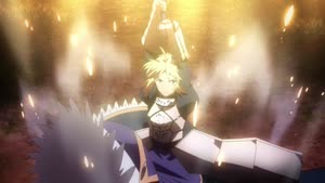 Rating: Safe Score: 635 Tags: animated debris effects explosions fate_series fate/stay_night_unlimited_blade_works_(2014) impact_frames nozomu_abe smoke wind User: Kazuradrop