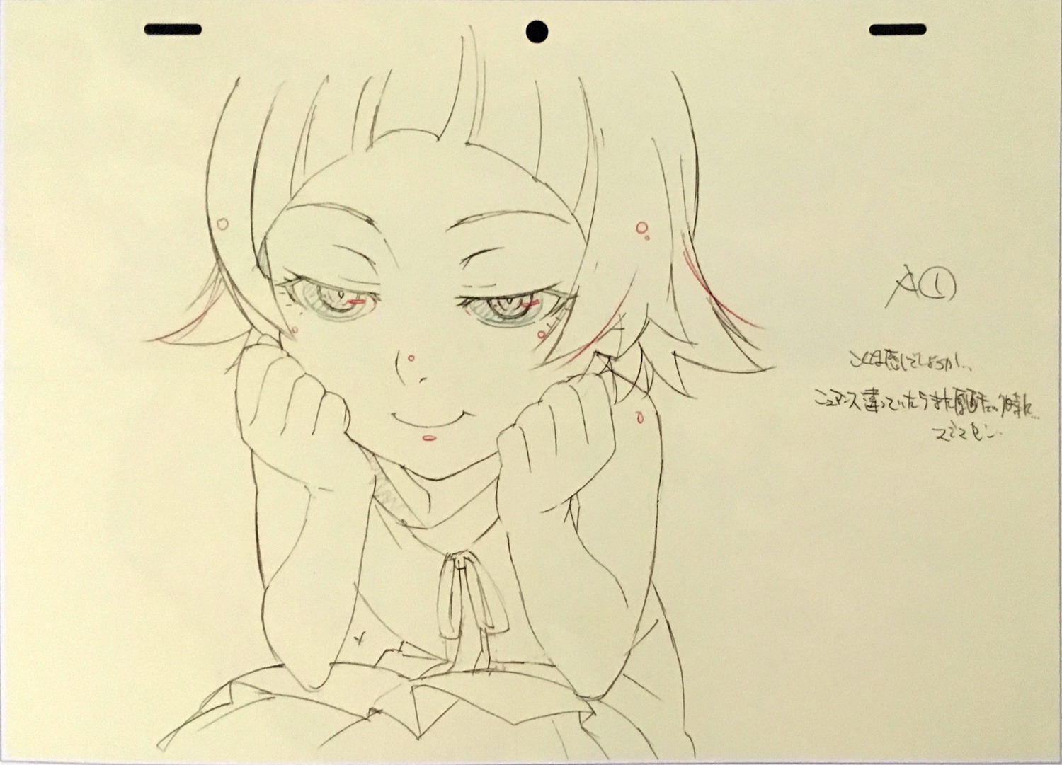 kizumonogatari breasts pencil animation
