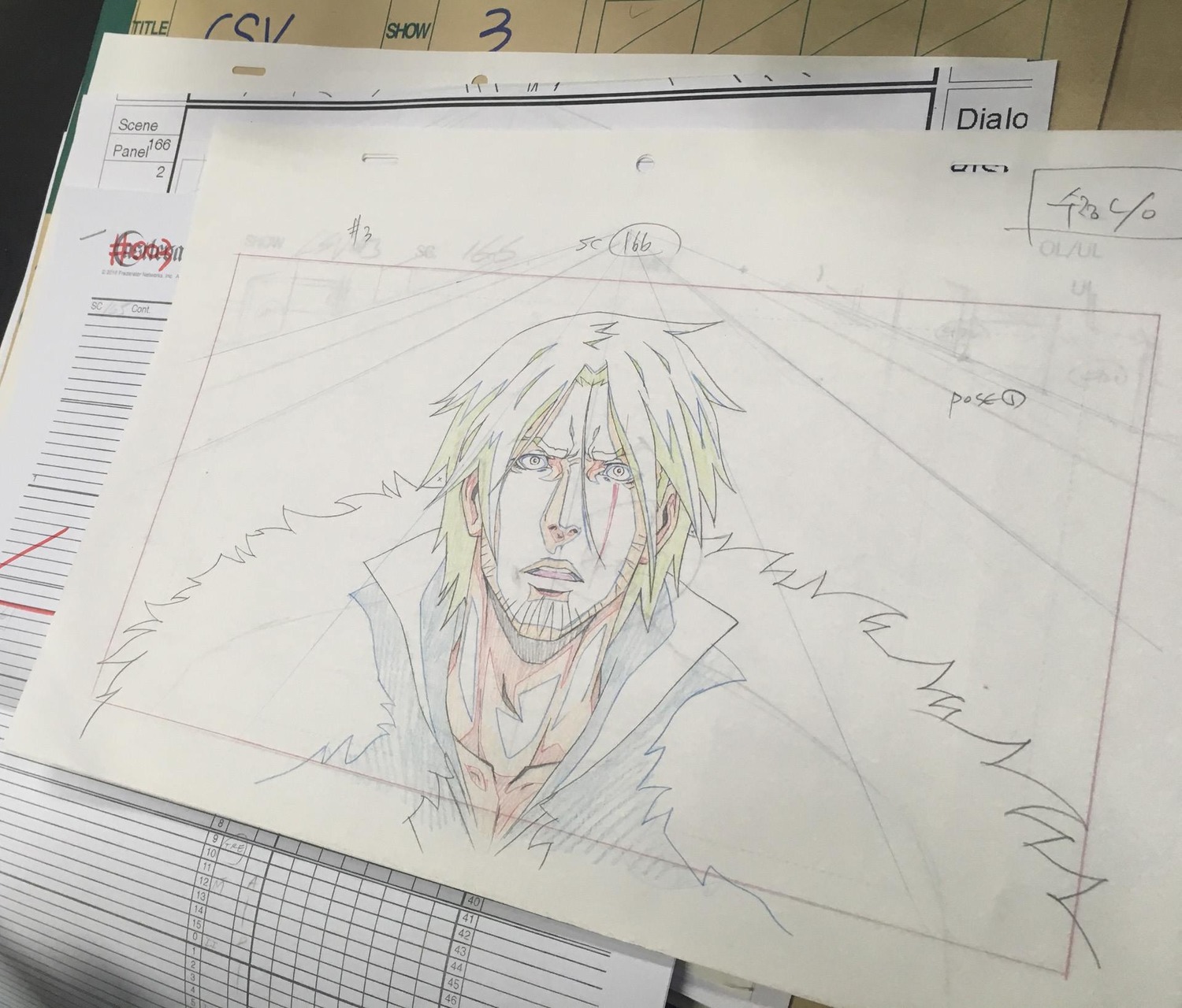 artist_unknown castlevania genga production_materials western